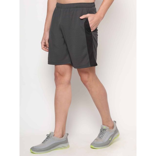 Dida Men's Sports Short | Regular Comfortable Stretchable Dry-Fit - L | Grey