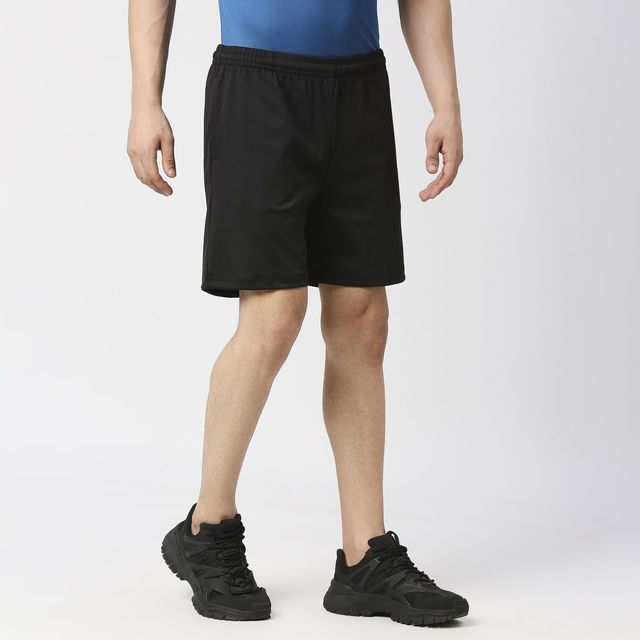 PlayR Men's Running Run Shorts 92% Polyester 8% Spandex | Black - S