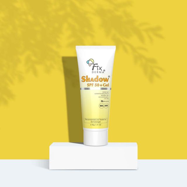 Fixderma Shadow SPF 50+ Gel Sunscreen for Oily Skin | Lightweight Protection