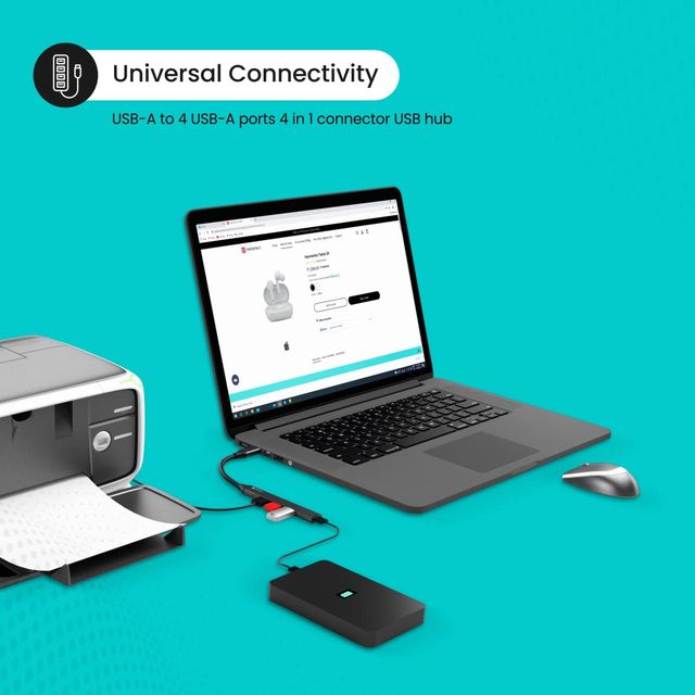 Portronics Mport 31 4 Ports Usb Hub
