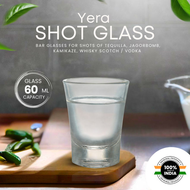 Yera Target Shot Glasses Set 60 ml Each