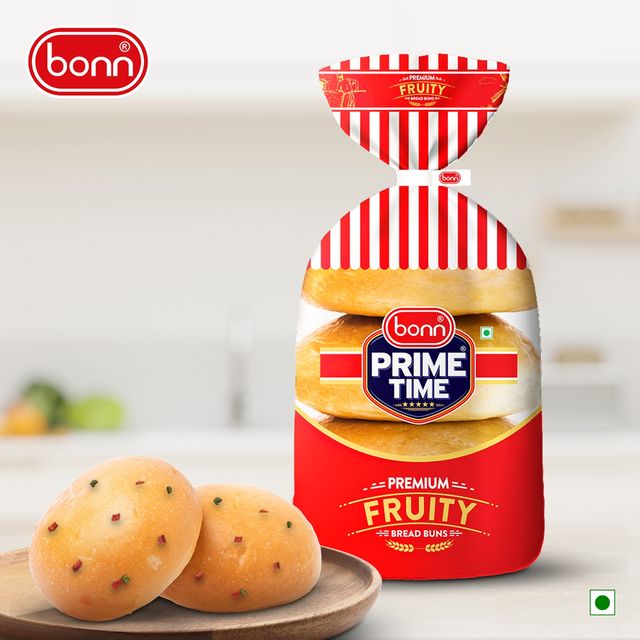Bonn Prime Time Premium Fruity Bun Bread (6 Slice)