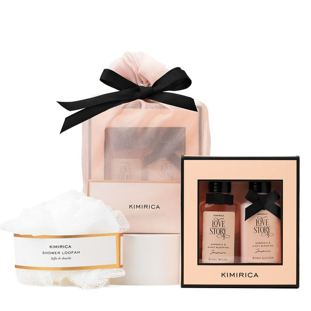 Kimirica Nothing But Love Potli Set | Bath Duo in Reusable Potli | Cute Gift for Her