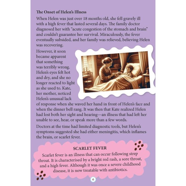 Dreamland Helen Keller Icons of Inspiration Illustrated Biography for Kids | Age 6 - 12 Years
