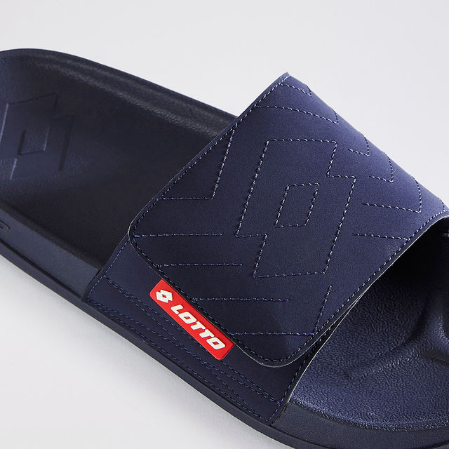 Lotto Men's Sliders Enduro TX | Peacoat and Red - UK 7