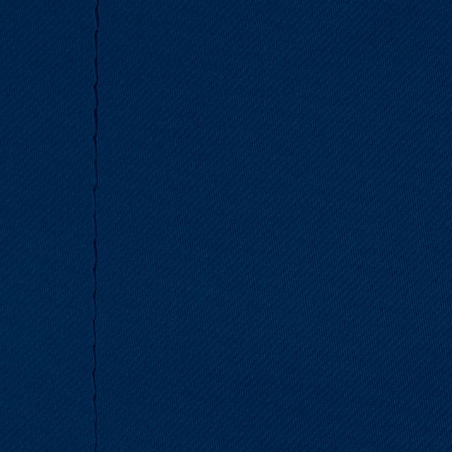 Story@Home 300 GSM 7 feet Faux Silk Blackout 1 U Door Curtain | Navy Blue