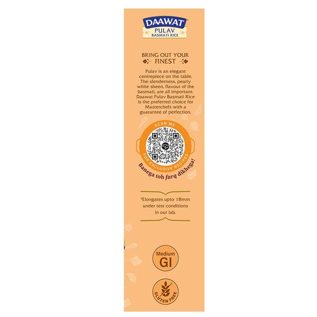 Daawat Pulav Basmati Rice | Long Grain