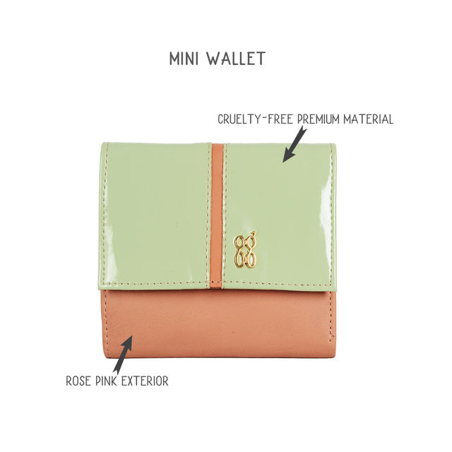 Baggit India Pvt Ltd | Women Small Pink Three Fold Wallet