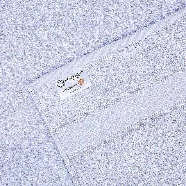 Boutique Living Luxe Loom 100% Cotton 550 GSM Blue Bath Towel - Pack of 1
