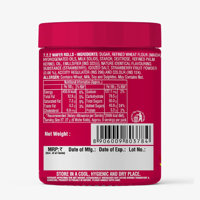 Dukes Waffy Strawberry Roll 250 g Combo