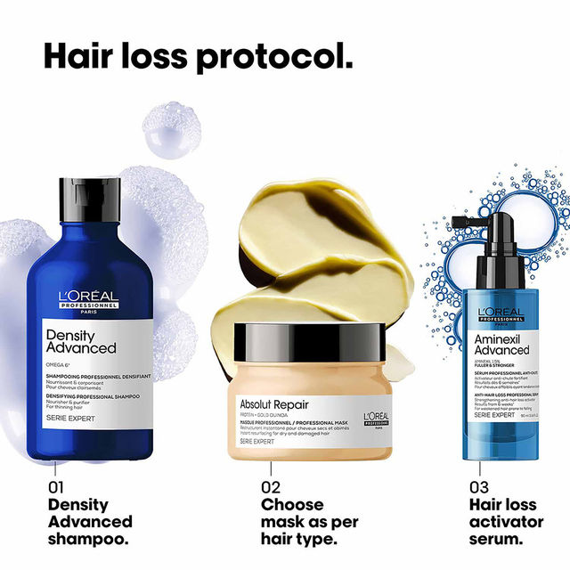 L’Oréal Professionnel Density Advanced Shampoo for Thinning Hair Visibly Increases Volume