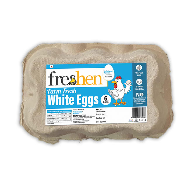 Freshen White Eggs 6 pc Combo