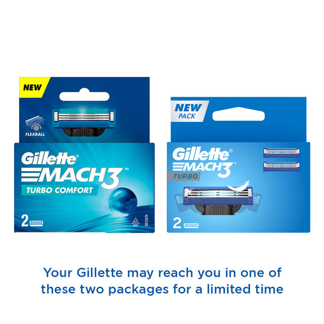 Gillette Mach3 Turbo Shaving Blade Cartridge
