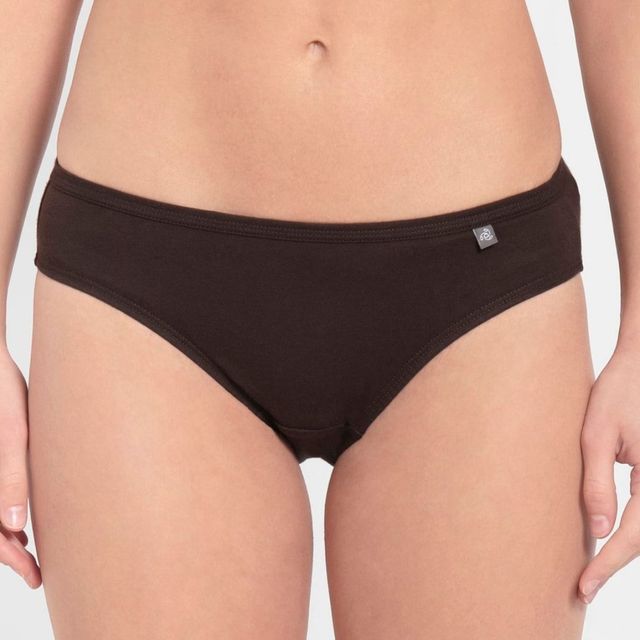 Jockey 1410 Women's Super Combed Cotton Bikini Panty|PO3 | Multicolor Dark assorted-S