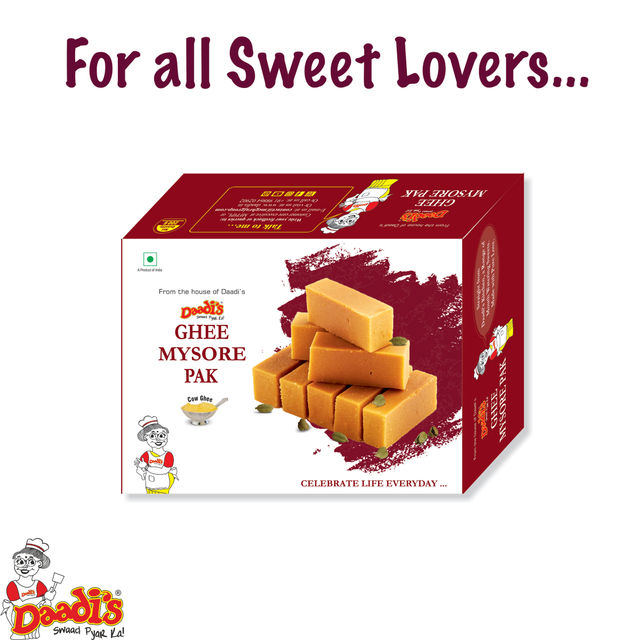 Daadi'S Ghee Mysore Pak 200 g Combo