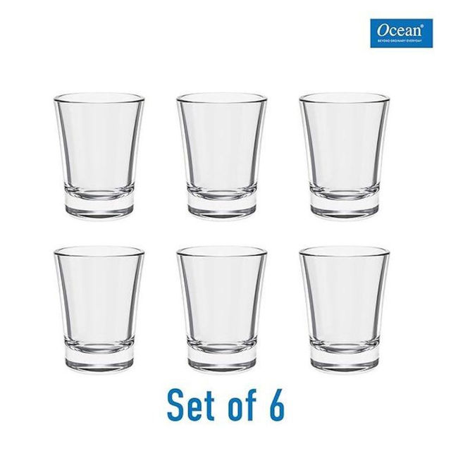 Ocean Solo Shot Glass (60Ml, 6Pcs)