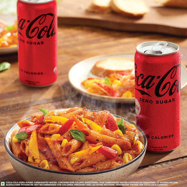Coke Zero Cola Diet Soft Drink Can