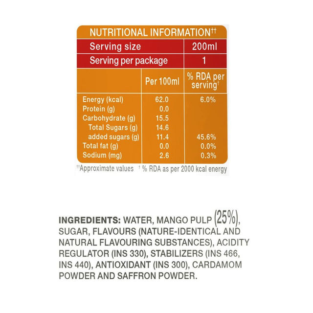 Paper Boat Aamras Drink 200 ml Combo
