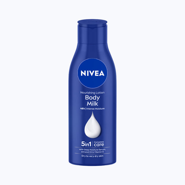 NIVEA Nourishing Body Lotion Body Milk|48 H Moisturization|2X Almond Oil|For Very Dry Skin