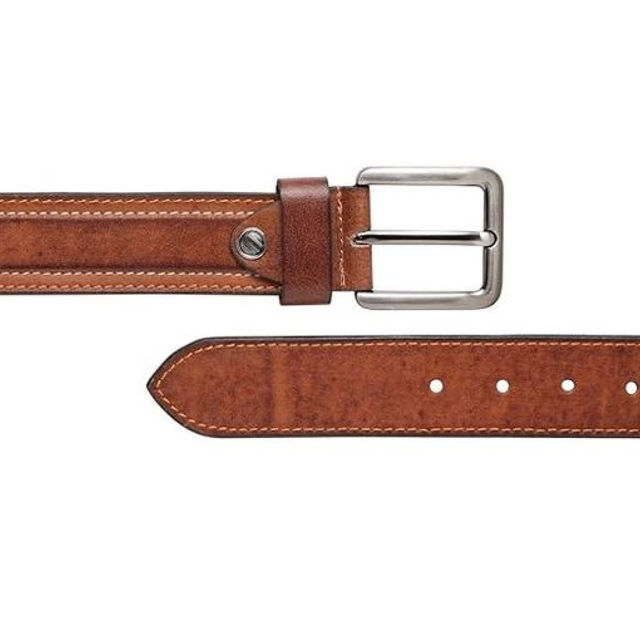 Teakwood Men's Leather Belt | Tan - 36 Inches