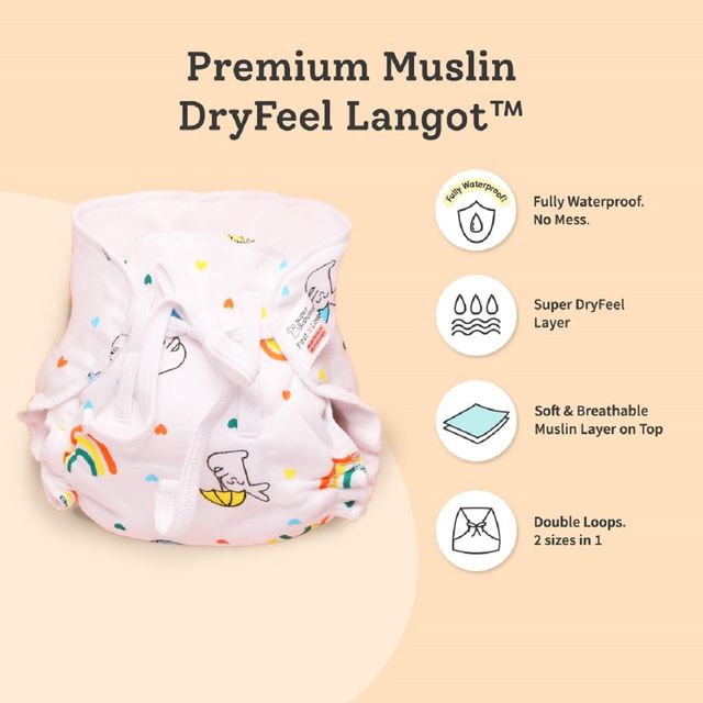 SuperBottoms Dry Feel Langot Gift Box for 0-9M | First Love Baby Bliss Box For 0-9M