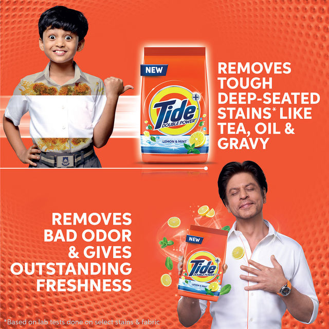 Tide Plus Detergent Washing Powder | Lemon & Mint 1 kg Combo