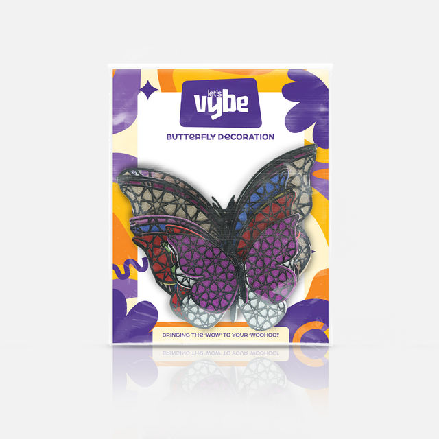 Let's Vybe Butterfly Decoration Kit