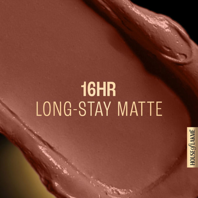 Lakme Forever Matte Liquid Lip, 16hr Lipstick, Lightweight & transferproof - Nude Twist