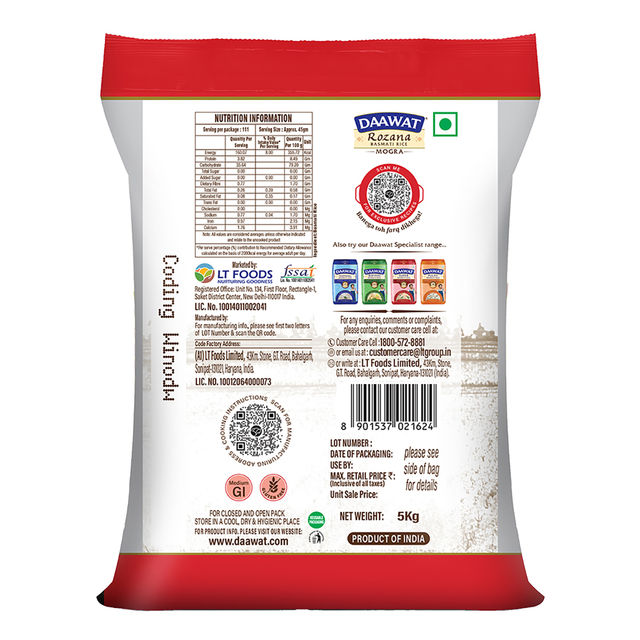 Daawat Rozana Mogra Rice
