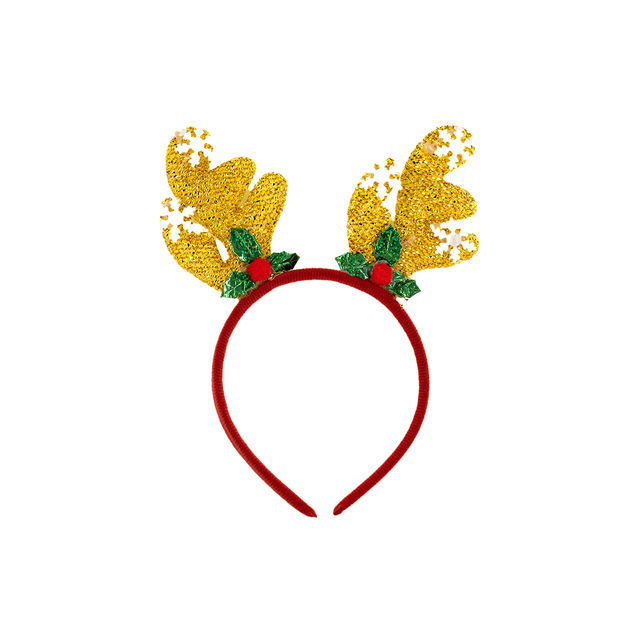 Gullak Christmas Reindeer Glitter Velvet Hairband Assorted