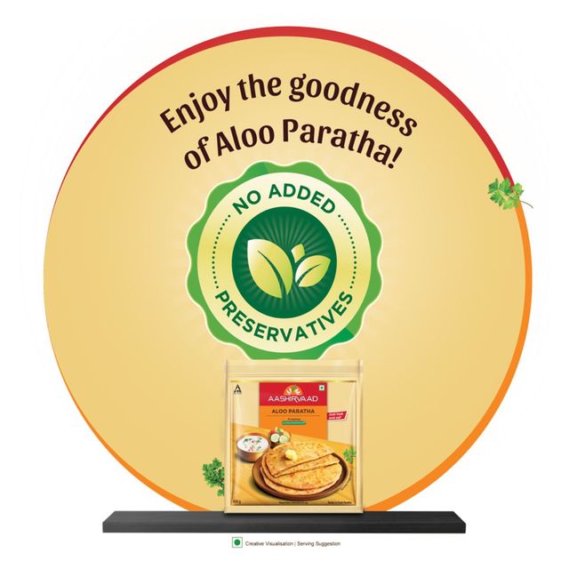 Aashirvaad Ready To Cook Aloo Paratha 400 g Combo