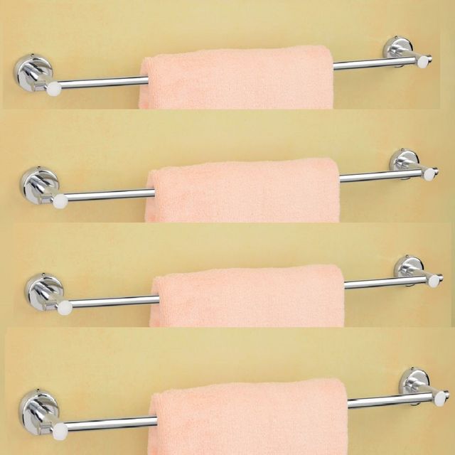 Gloxy 24-Inch Wall Mounted Stainless Steel Towel Rod & Bathroom Accessories