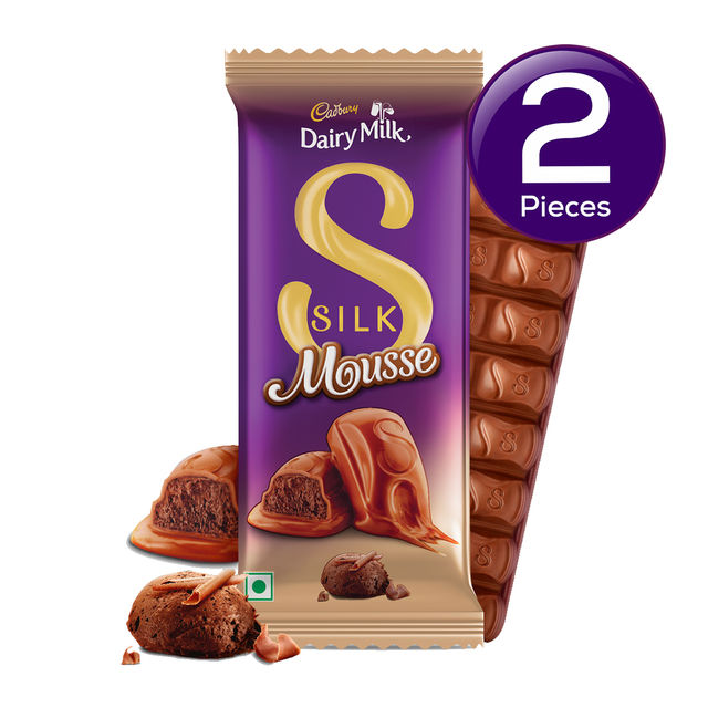 Cadbury Dairy Milk Silk Mousse Chocolate Bar - Pack of 2 Combo