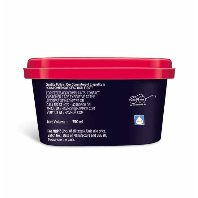 Havmor Signature Nutty Belgian Dark Chocolate Ice Cream Tub