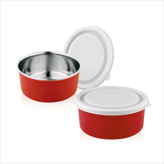 BAY6 Microwave-Safe Airtight Lunch Box Container - 400 ml - (2pc)