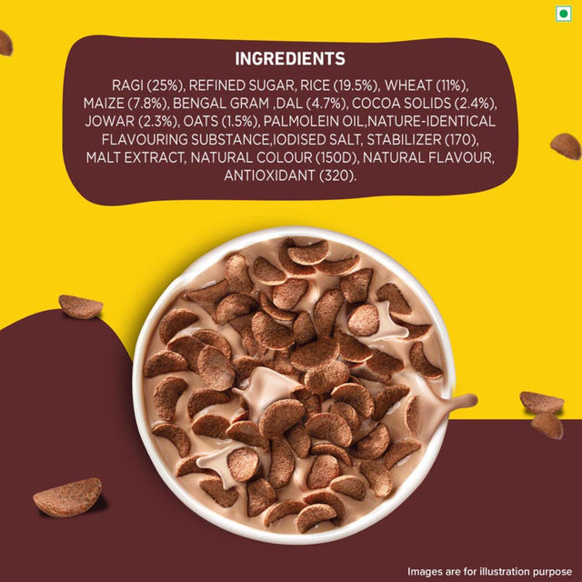 Tata Soulfull Ragi Bites No Maida Choco, Yummy Chocolatey, 7 Grains, Breakfast Cereals