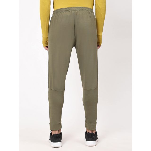 Dida Men's Track Pant Regular Comfortable Stretchable Dry-Fit | Olive - M