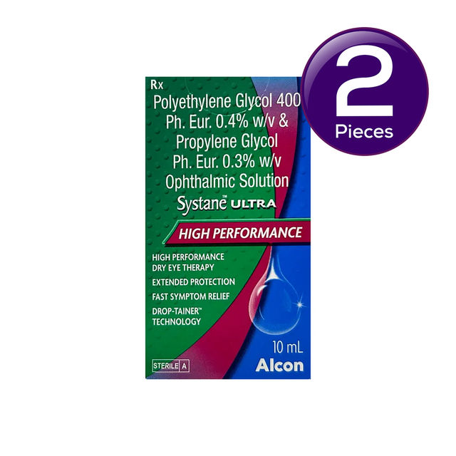Systane Ultra Eye Drops 10 ml X 2 Combo