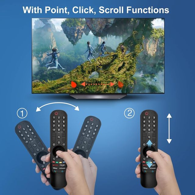 Ailkin Voice Magic Remote AKB76043109 for LG MR23GA| Compatible with LG TVs |2022-2024