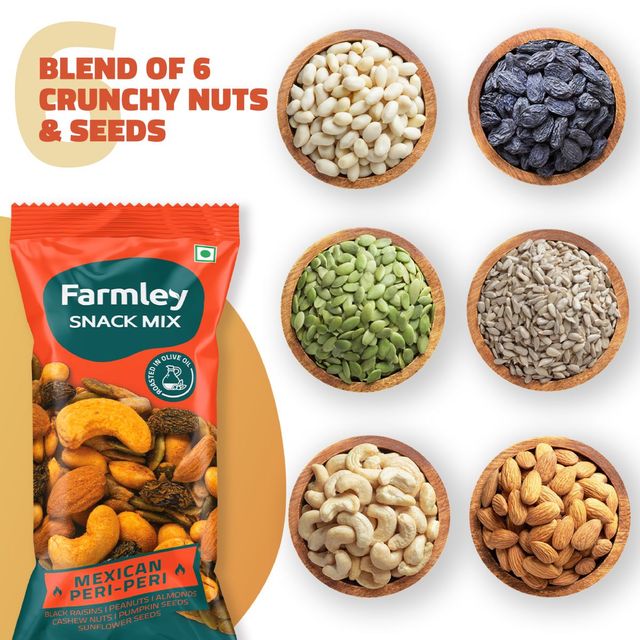 Farmley Snack Mix Dry Fruits- Mexican Peri Peri