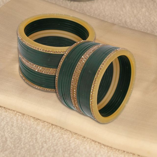 Gullak Green Chuda Set - Size 2.4