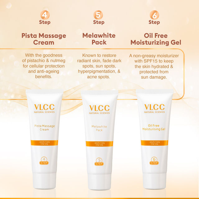 Vlcc Anti Tan Single Facial Kit(60gms) & Vlcc Pedicure-Manicure Hand & Foot Care Kit(1pc) Combo