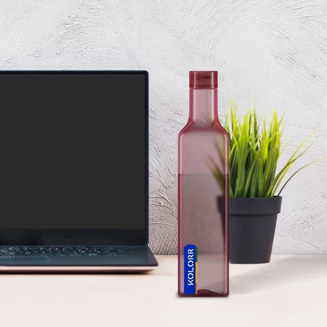 Kolorr Novo Bottle 1L - Red for Home | Fridge | Office | Gym | Yoga | School | Travel