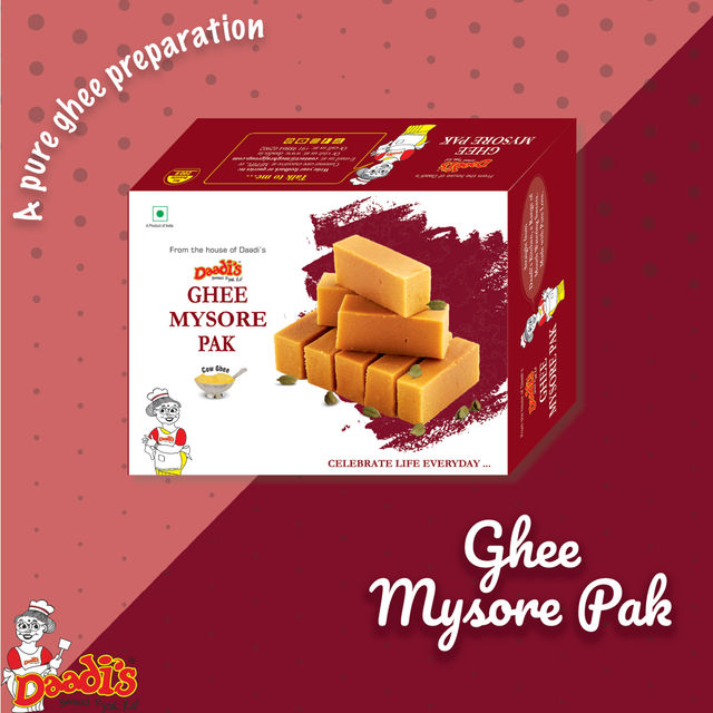 Daadi'S Ghee Mysore Pak 200 g Combo
