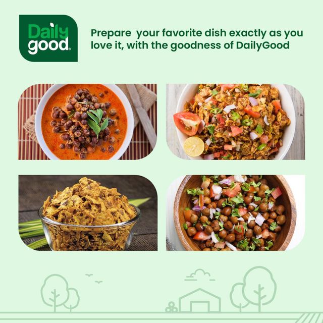 Daily Good Brown Chana(500gms) & Daily Good Unpolished Green Moong Whole(500gms) Combo