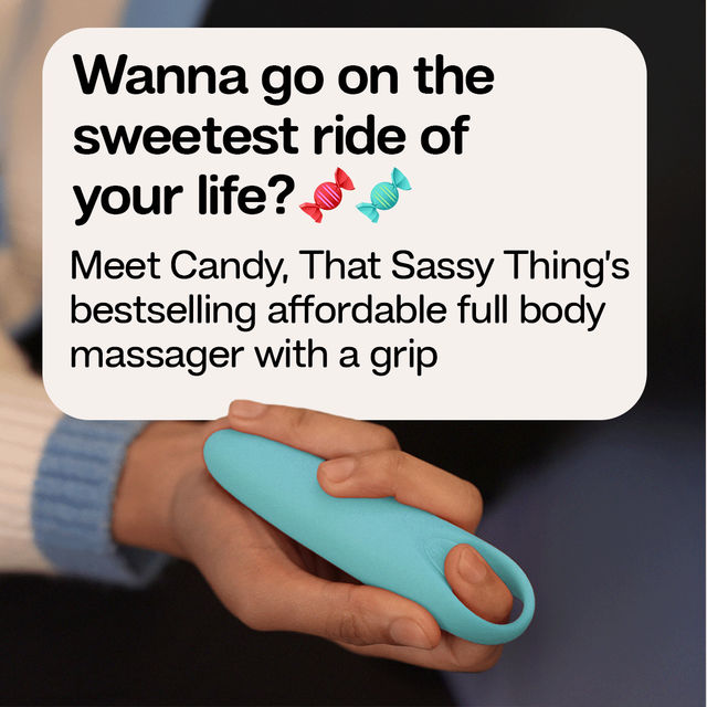 That Sassy Thing Candy Personal Massager For Women - Bubbly Blue