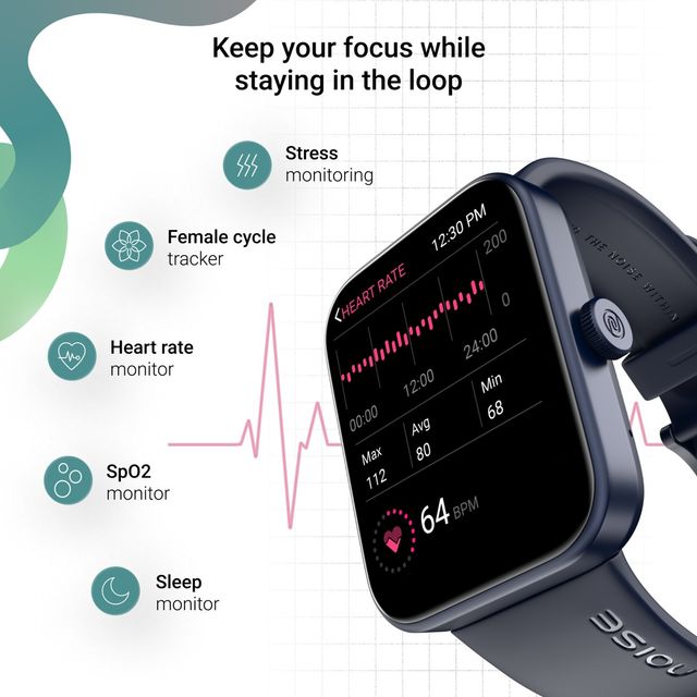 Noise Colorfit Loop Smartwatch - Midnight Blue