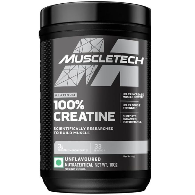 Muscletech Platinum 100% Creatine Powder - Increase Muscle Power Boost Strength