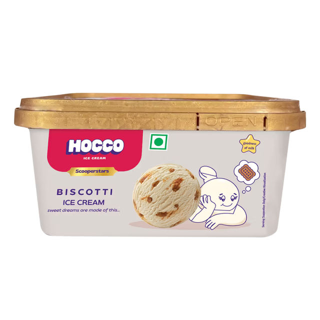 Hocco Biscotti Ice Cream Tub