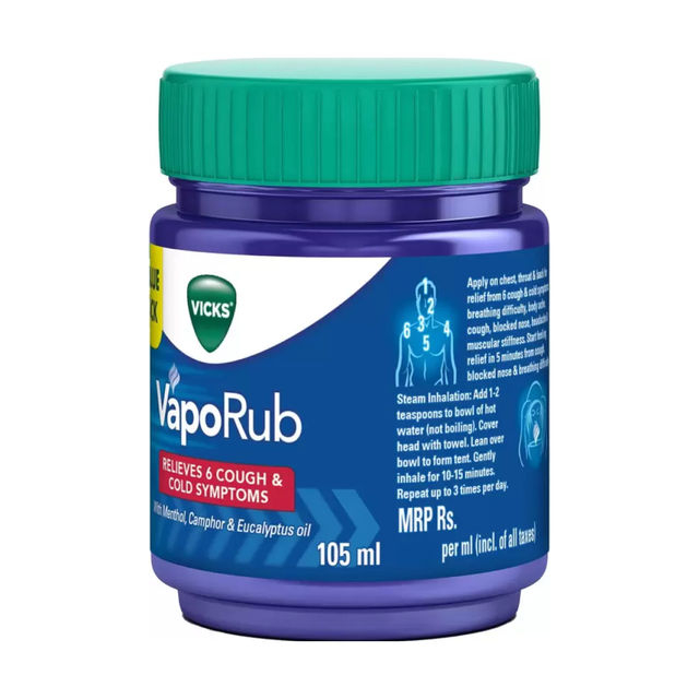 Vicks Vaporub Balm 25mL 105 ml Combo